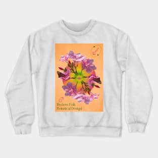 Modern folk botanical design - Trending Style Crewneck Sweatshirt